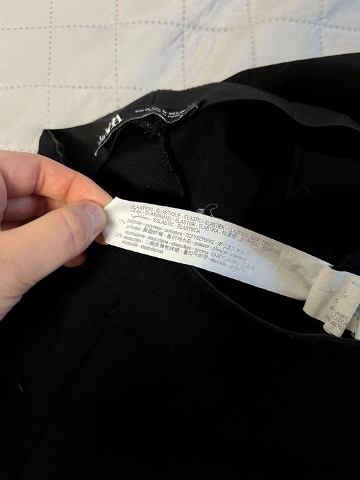 Zara Spodnie damskie czarne