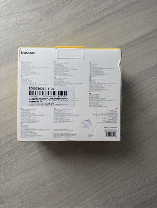 Мережевий зарядний пристрій Baseus PowerCombo Tower PowerStrip 35W