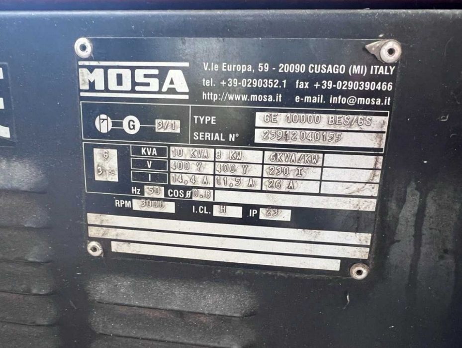 Генератор Honda MOSA GE 10000 BES/GS оригінал