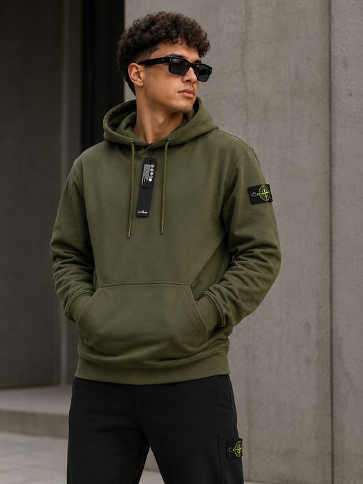 STONE ISLAND | ХУДІ Стон айленд | кофта Стонік ХАКІ S M L XL