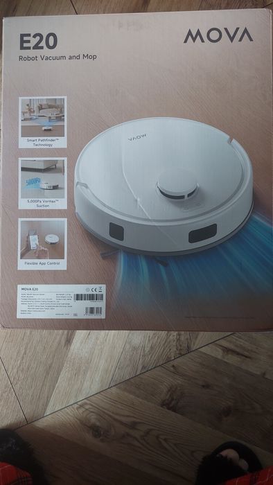 Робот-порохотяг Dreame MOVA E20 White/Black • Новий • Запакований