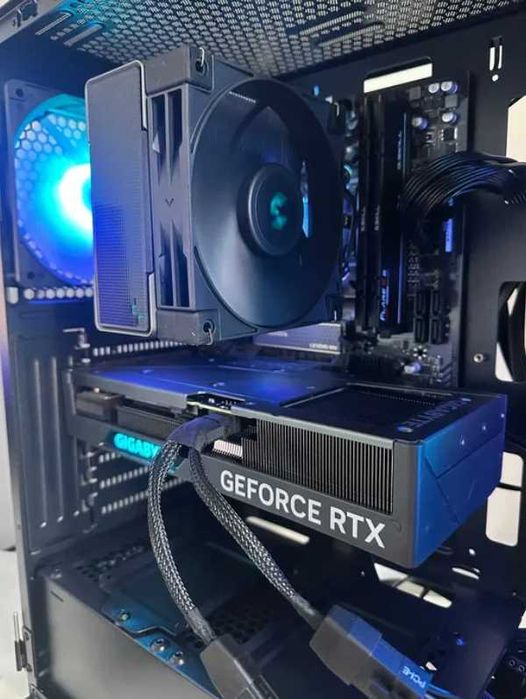 Komputer do gier Ryzen 7500F RTX 5070 1TB 32GB FV23% Gwarancja 24M