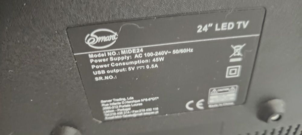 Vendo televisão Smart 24 pelogadas nova