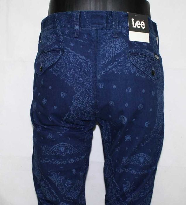 Nowe męskie spodnie Lee Chino - L768DBJN oryginalne rozmiar W29/L34