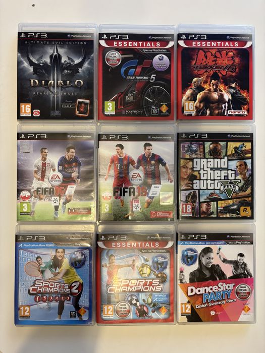 PlayStation 3 Super Slim 500gb 2x pady 2xmove plus gry