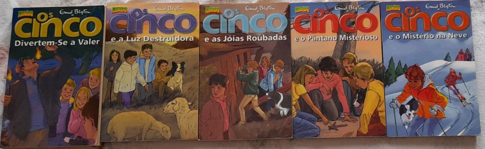 Livros da coleção "Os Cinco"