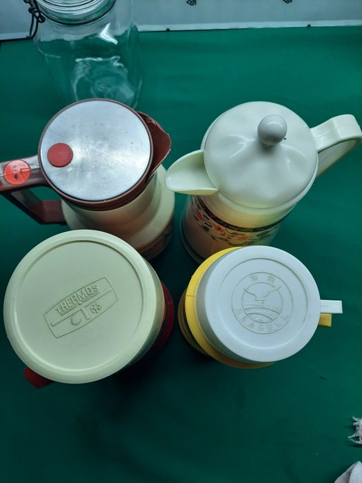 Jarro térmico, frasco e pote para gelo