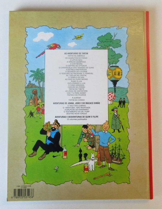 TINTIM - O Caranguejo Das Tenazes De Ouro (Capa Dura / Difusão Verbo)