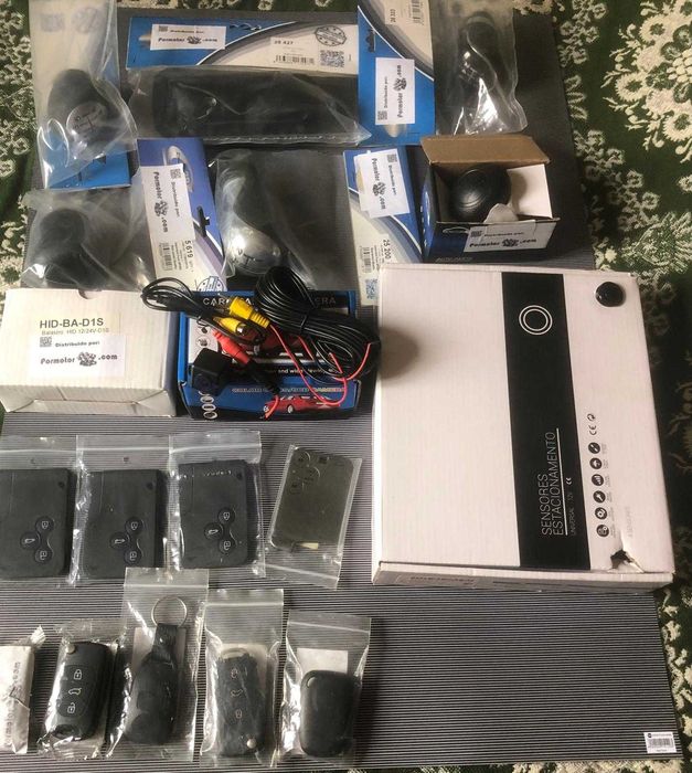 Lote de Acessórios Auto