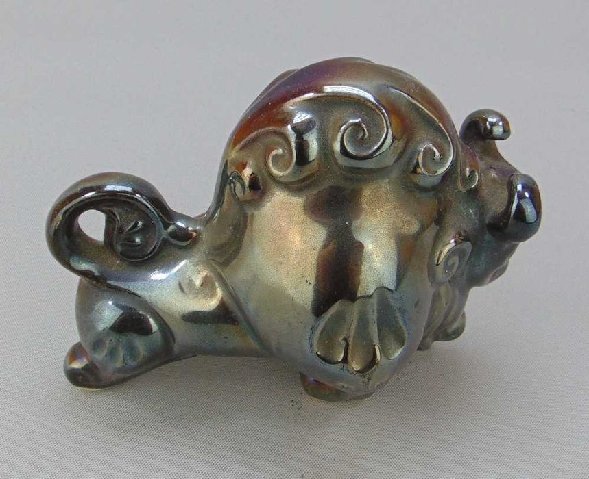 Figurka Żubra, Bizona - Porcelana Mińsk