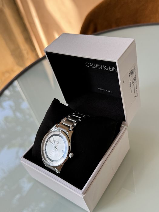 Чоловічі годиники CALVIN KLEIN Quartz Silver Dial Silver-Tone Men's
