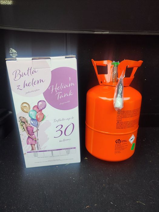 Гелий в балоне для 30 шариков диаметром 23 см