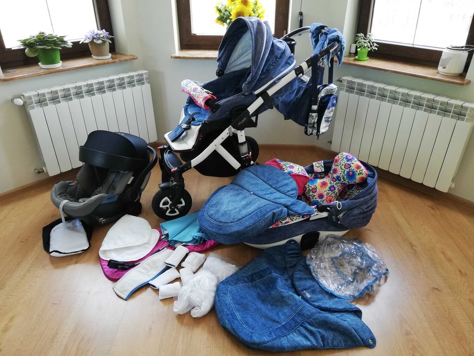 Wózek 3w1  limitowana edycja adamex i Cybex fotelik