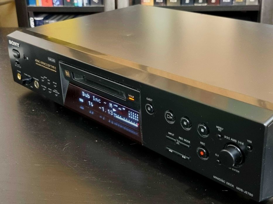 Sony MiniDisc MDS-JE780 netMD MDLP Mini Disc + Pilot i dodatki Katowice ...