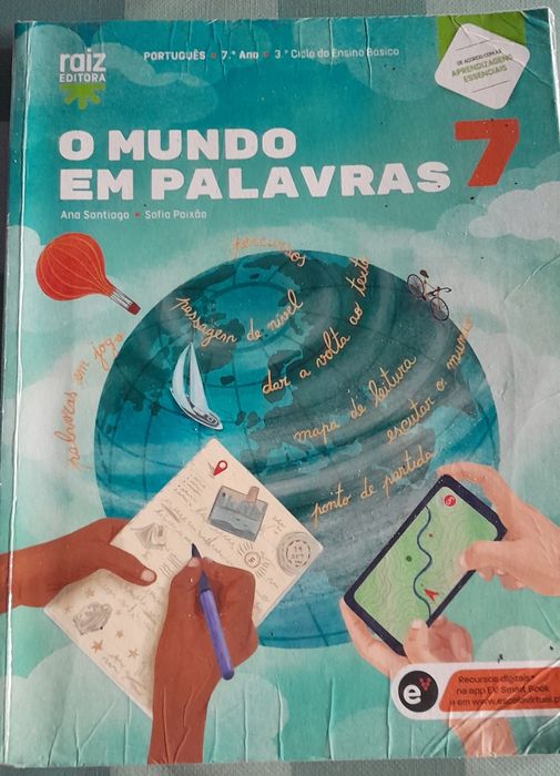 Manual e caderno de actividades de português 7 ano