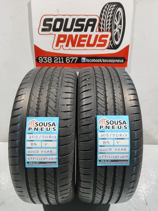 2 pneus semi novas 205-50R17 Good year - Oferta dos Portes