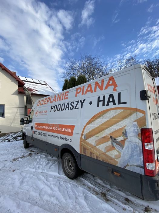 PIANA-CELULOZA,ocieplenia pianą PUR,wdmuchiwanie celulozy, wełny