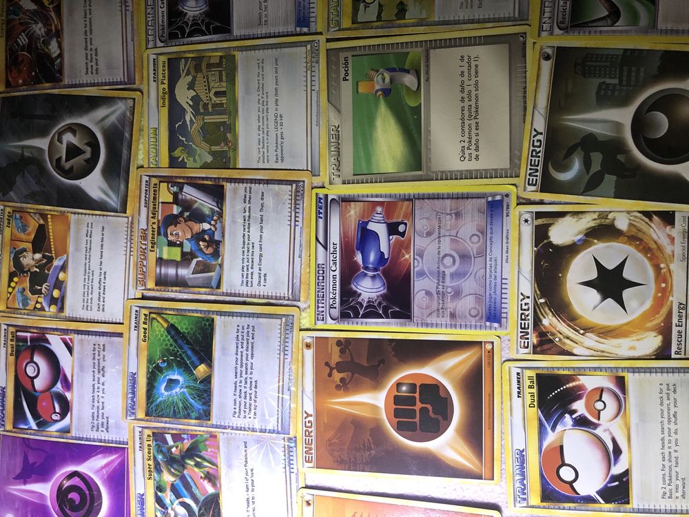 Cartas Pokemon Pack De 120 Energias Para Jogar Pokémon Tcg