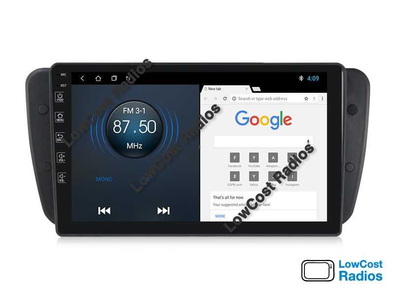 *(NOVO) Auto Rádio GPS ANDROID Seat IBIZA 6J 2009 a 2013 - Wifi BT | CARPLAY • ANDROID AUTO