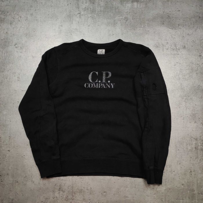 MĘSKA Junior Bluza Czarna CP Company Stone Island Logo Kieszonka 14