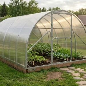 Szklarnia ogrodowa z poliwęglanu  ocynkowana mocna konstrukcja .