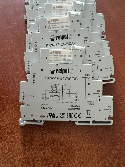 Модульне реле Relpol 24VDC Релейний інтерфейсний модуль Phoenix Contact  Нове