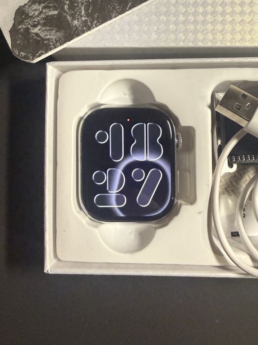 Смарт-годинник AMOLED 2.02, дзвінки, ChatGPT, 3 ремінці