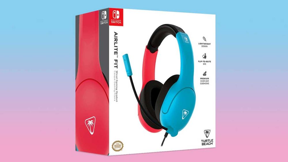 Słuchawki z mikrofonem przewodowe Turtle Beach Nintendo Switch prezent