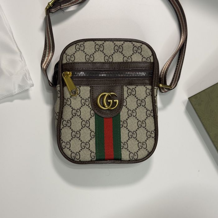Сумка gucci ophidia mini сумка через плече гучі сумка месенджер поясна