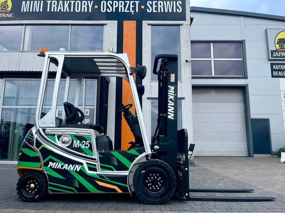 Wózek Widłowy Elektryczny 2,5T MIKANN, Maszt 4.5m,Triplex, Japan Trak