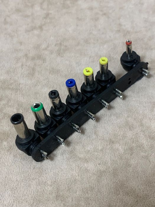 Набір 7шт  перехідників для БП ноутбуків, ноутбука