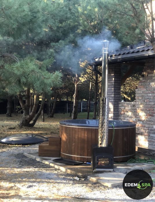 Чан з джакузі! Виробник! Спа купіль! Купель для бані! Спа на дровах!