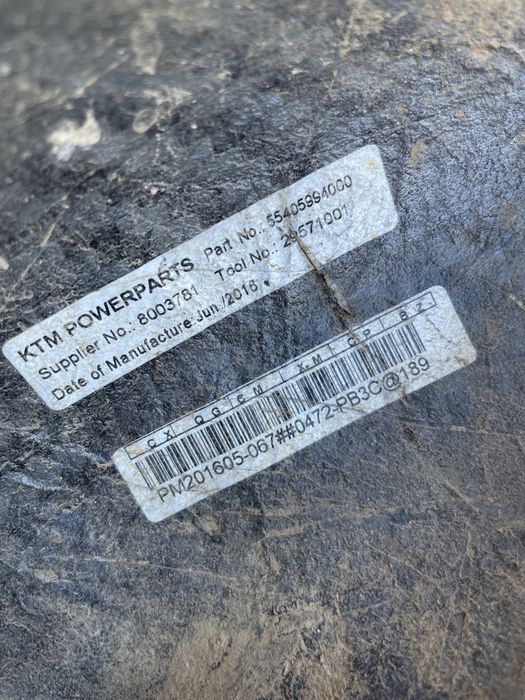 Proteção em carbono  KTM 17/18/19