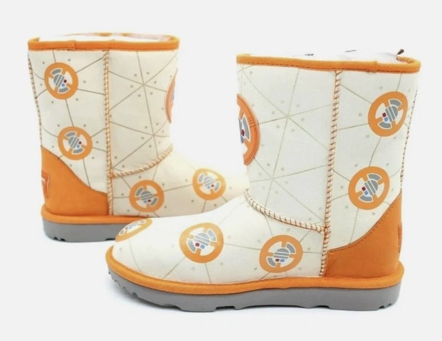 Дитячі чоботи UGG XStar Wars Classic II R2-D2 Droid Orange