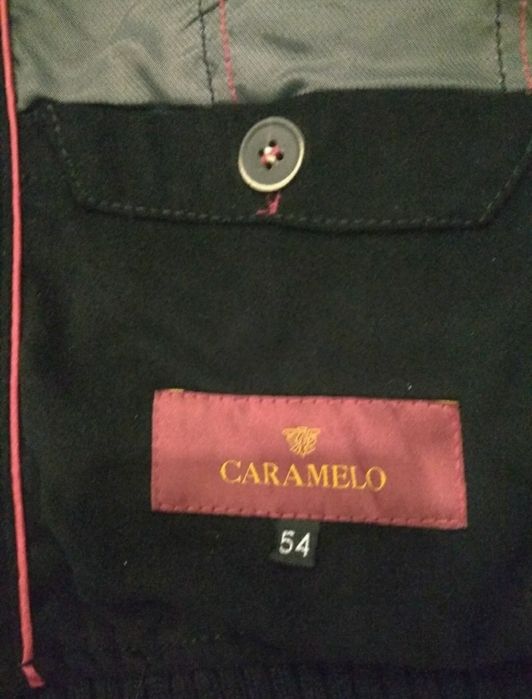 Casaco em pele original Caramelo (usado 2 vezes)