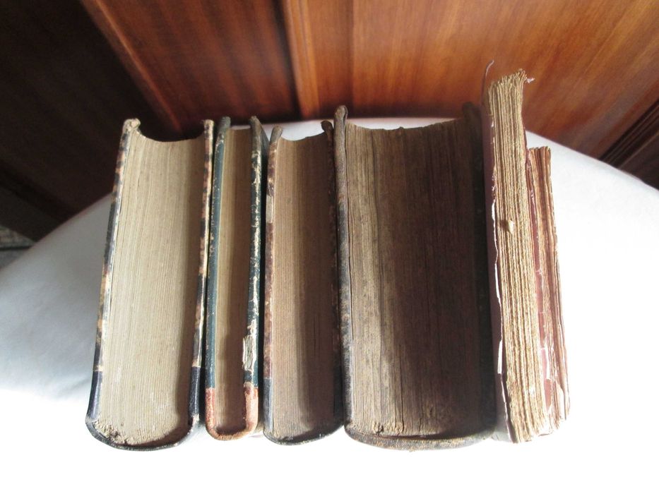 5 Livros Antigos - Agricultura - Botânica - Quimica