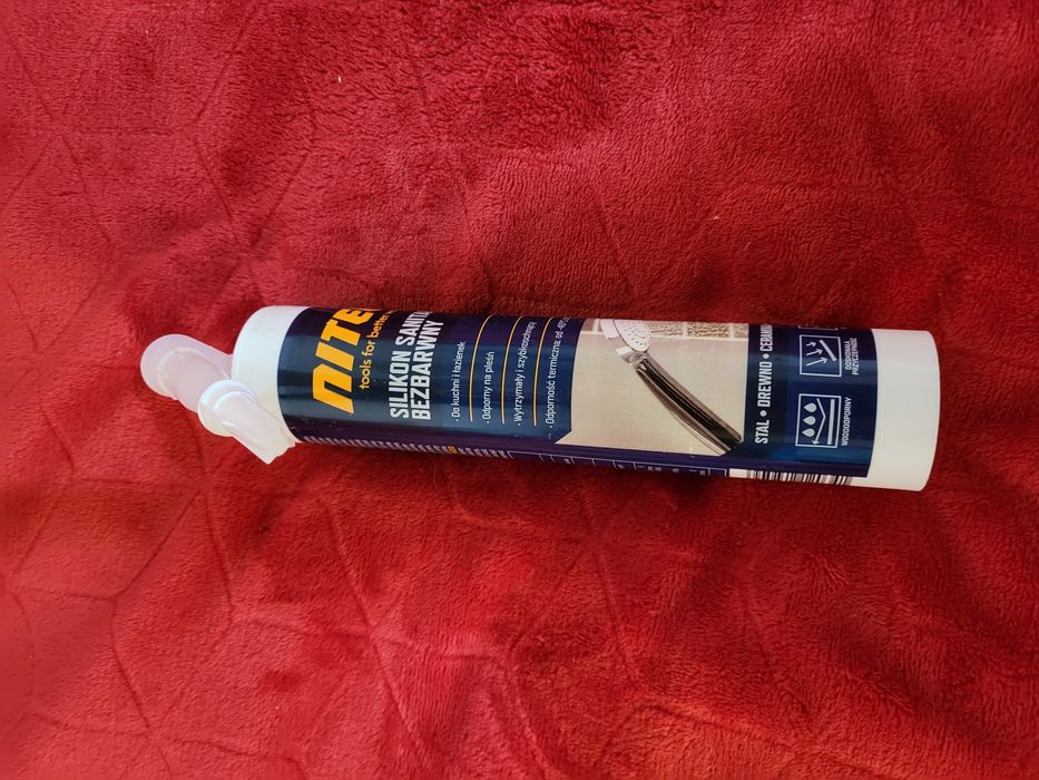 Silikon sanitarny bezbarwny 280 ml Niteo