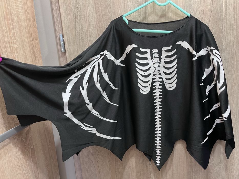 Narzutka / strój kościotrup halloween