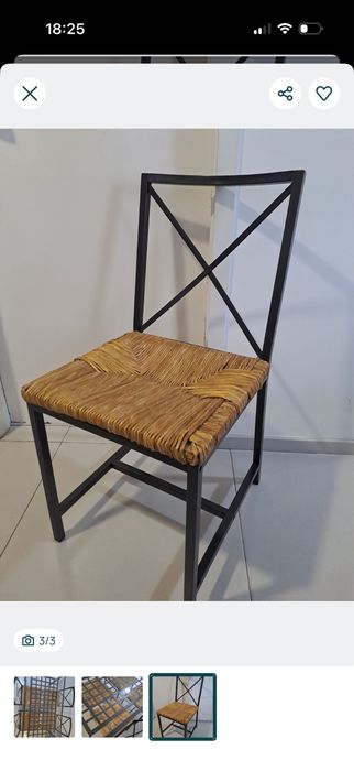 Mesa e cadeiras ikea ratan