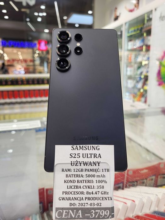 Samsung S25 Ultra 1TB GWARANCJA! Telakces Felicity *Raty 0%