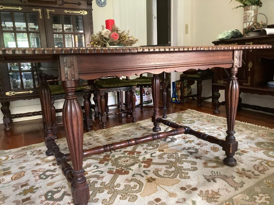 Mobília de sala de jantar clássica de estilo holandês