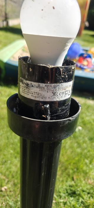 Lampy ogrodowe 80cm z kloszem