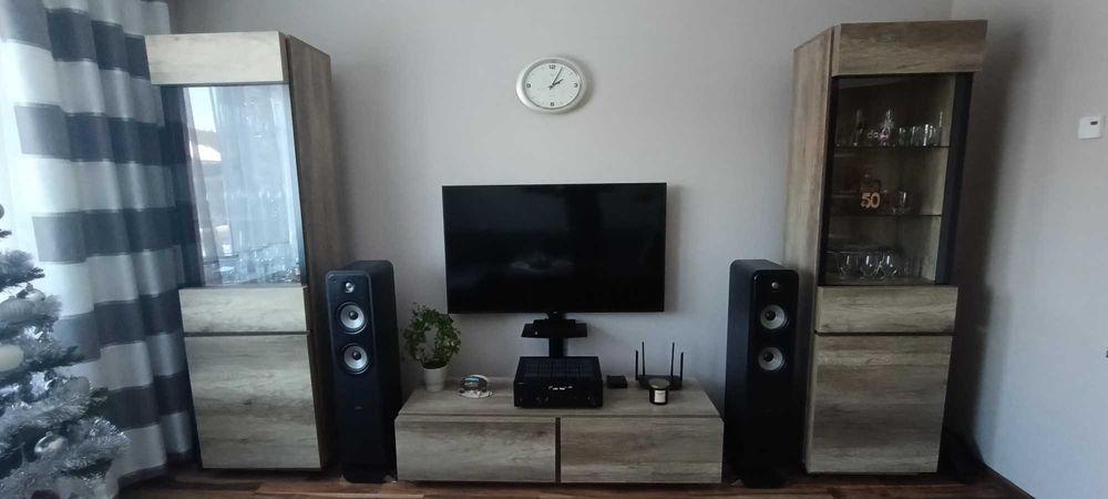 Witryny plus szafka rtv  Black Red White