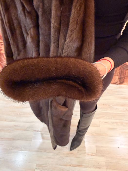 Шуба норкова розкішна