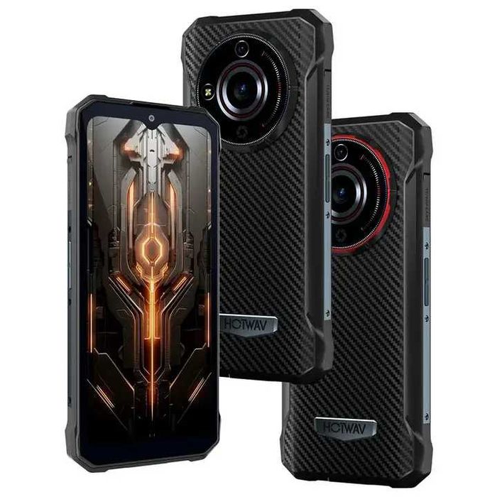 Смартфон Hotwav T7 Black 4/128Gb 6280mAh Противоударный телефон+стекло