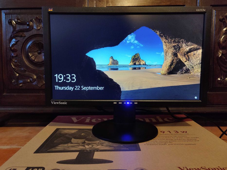 Monitor LCD ViewSonic VA1913w 19" Coimbra • OLX Portugal