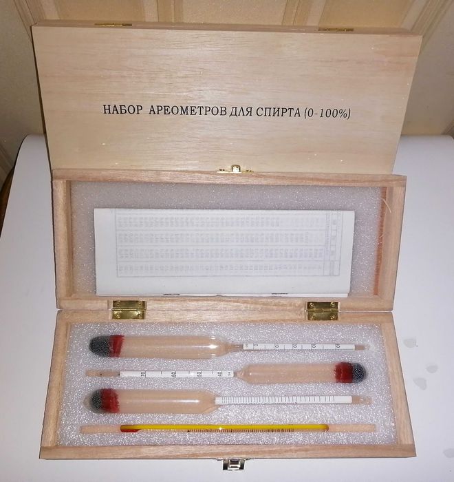Набір спіртометрів АСП 3 для школи.