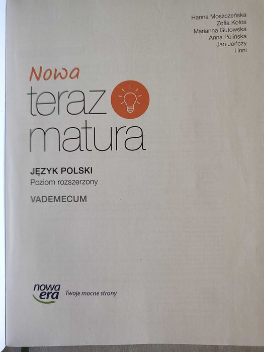 Przygotowanie do matury język polski