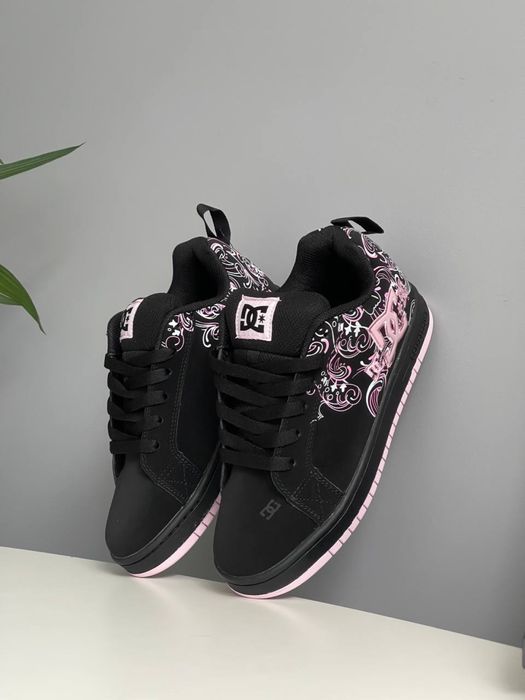 ТОП! DC Court Graffik Black Pink 36 37 38 39 40