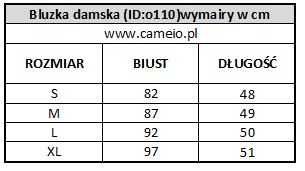 110 Bluzka damska od S do XL